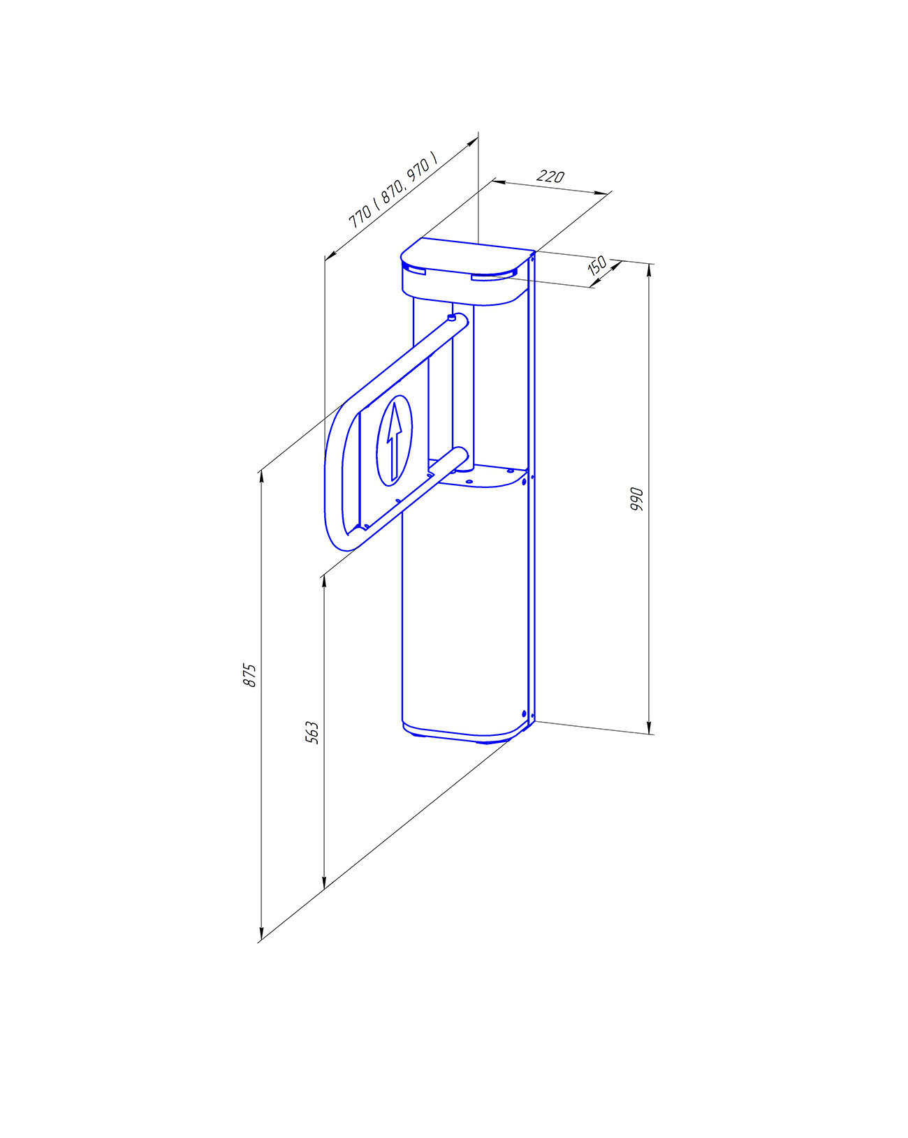 Ростов-Дон К32Д-01 НЕРЖ Калитка (без дуги)