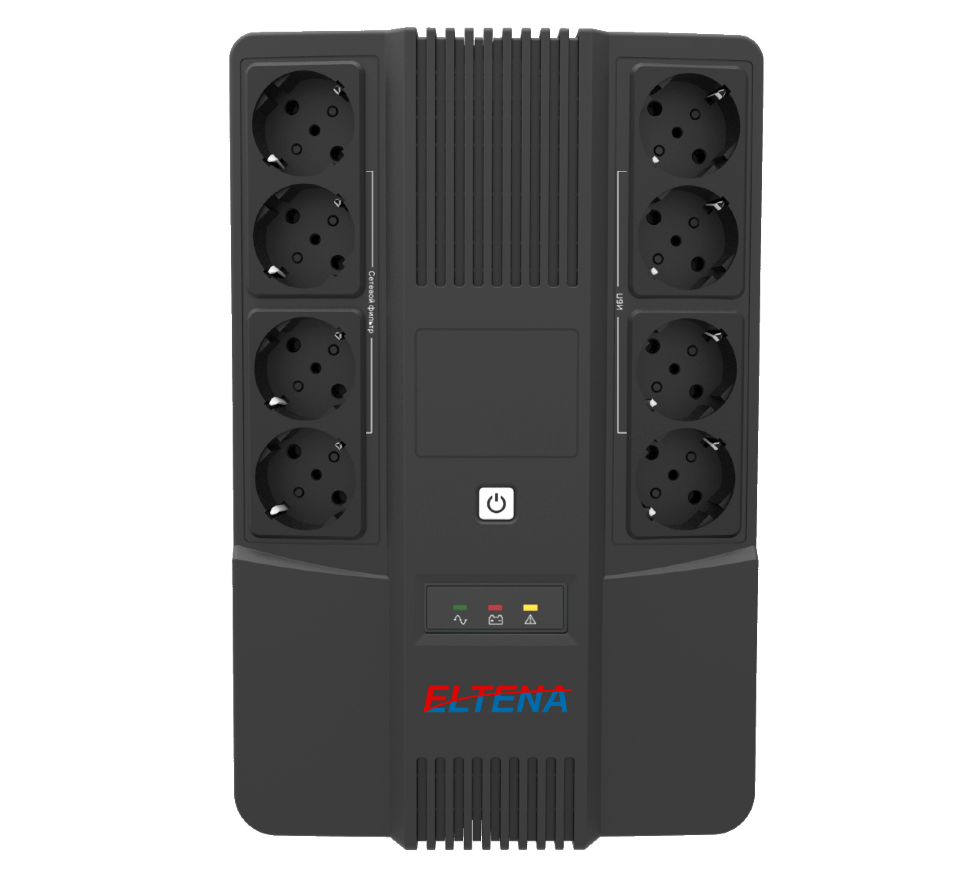 ELTENA Smart Station QX850 (480Вт, 9Ач, 4+4 евророзетки, USB) ИБП