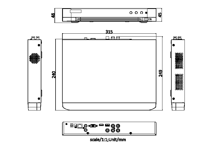 HikVision iDS-7204HTHI-M1/S(C) Видеорегистратор Гибридный