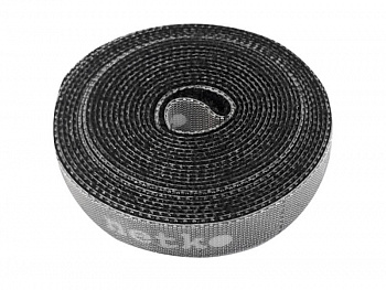 Netko Лента-липучка многоразовая 14,5мм*3м, с насечками для отрыва (каждые 2 см), черная Optima Netko Лента-липучка многоразовая 14,5мм*3м, с насечками для отрыва (каждые 2 см), черная Optima