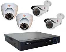Комплект видеонаблюдения Hunter MHD KIT-4/4 на 4 камеры 2Mp