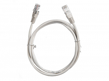 Netko Патч-корд UTP4 cat 5e, 1,0м, ВС, LSZH, серый, литой коннектор Optima Netko Патч-корд UTP4 cat 5e, 1,0м, ВС, LSZH, серый, литой коннектор Optima