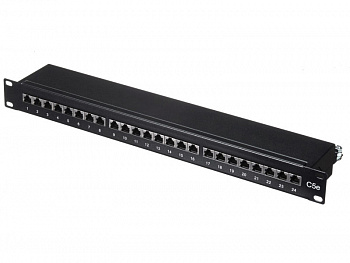 Netko Патч-панель FTP, 19", 24 порта RJ45, cat.5е, 1U, Dual Type, черная, Expert Netko Патч-панель FTP, 19", 24 порта RJ45, cat.5е, 1U, Dual Type, черная, Expert