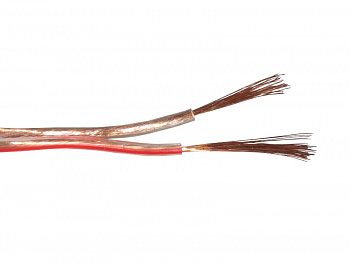 Netko Кабель акустический 2*0.75мм2 (42*0.15мм) CCA, 100м, пластиковая катушка, прозрачный Optima Netko Кабель акустический 2*0.75мм2 (42*0.15мм) CCA, 100м, пластиковая катушка, прозрачный Optima