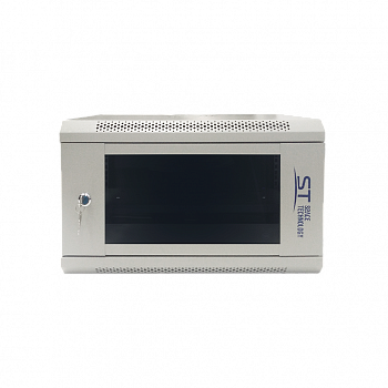 Space Technology ST-NC6U01 (СЕРЫЙ) С ПОЛКОЙ, (версия 2) Шкаф телекоммуникационный