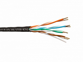 Netko Кабель U/UTP4 cat.5e, 4 пары 24 AWG BC, одножильный, не экранированный, на катушке Netko Кабель U/UTP4 cat.5e, 4 пары 24 AWG BC, одножильный, не экранированный, на катушке