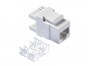 Netko Модуль Keystone неэкранированный, RJ45, cat.5е, 180°, под инструмент, белый Netko Модуль Keystone неэкранированный, RJ45, cat.5е, 180°, под инструмент, белый