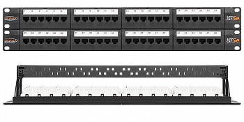 NIKOMAX NMC-RP48UD2-2U-BK Коммутационная панель 19" NIKOMAX NMC-RP48UD2-2U-BK Коммутационная панель 19"