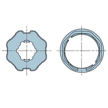 NICE 515.06000 Адаптер для октогонального вала