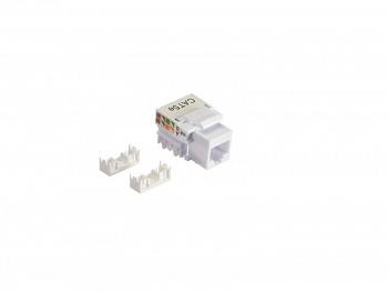 Netko Модуль Keystone неэкранированный, RJ45, cat.5e, 90°, 110/Krone тип, универсальный, белый Netko Модуль Keystone неэкранированный, RJ45, cat.5e, 90°, 110/Krone тип, универсальный, белый