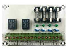 Модуль на 4 выходных канала с реле мониторинга Smartec ST-PS104FBR