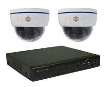 Комплект видеонаблюдения Hunter IP KIT-2/57 на 2 камеры 1Mp