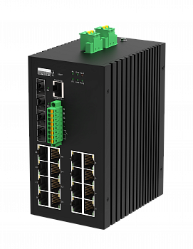 GIGALINK GL-SW-G207-16P4ST-I(BT) Управляемый промышленный L2+ коммутатор GIGALINK GL-SW-G207-16P4ST-I(BT) Управляемый промышленный L2+ коммутатор