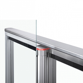 PERCo-ST-11S Турникет распашной с крышками из нержавеющей стали со створками 300х1300 мм