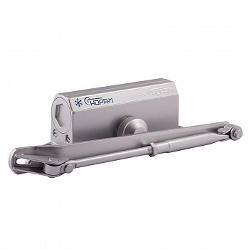 Нора-М 3s F Дверной доводчик  (серебро)