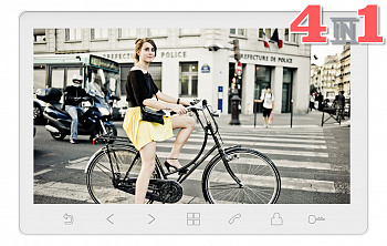 Tantos Sherlock HD SE (White) XL Монитор видеодомофона