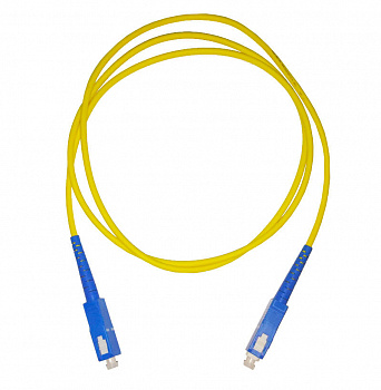 Netko Патч-корд оптический соединительный SC-SC/UPC SM Simplex 3.0мм 9/125, 1м, LSZH