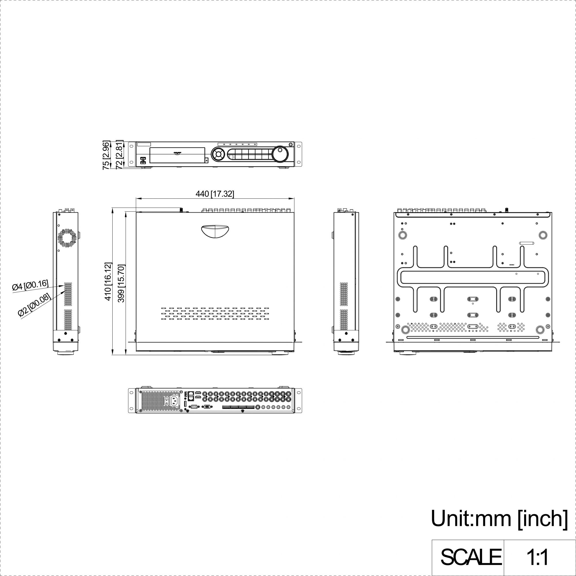 HikVision DS-7332HUHI-K4 гибридный HD видеорегистратор