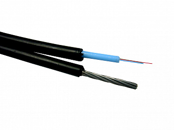 Netko Кабель волоконно-оптический 4 (SМ - 9/125), тип ОПЦ, наружный с тросом, черный Netko Кабель волоконно-оптический 4 (SМ - 9/125), тип ОПЦ, наружный с тросом, черный