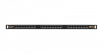 NIKOMAX NMC-RP24UD2-HU-BK Коммутационная панель 19" NIKOMAX NMC-RP24UD2-HU-BK Коммутационная панель 19"