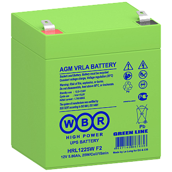 WBR HRL1225W F2 Аккумулятор