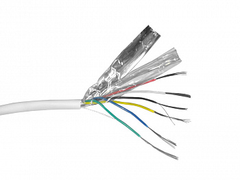 Netko Кабель сигнальный, экранированный 6*0.22 мм2 (7*0.2мм) 100м, алюминий Netko Кабель сигнальный, экранированный 6*0.22 мм2 (7*0.2мм) 100м, алюминий