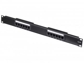 Netko Патч-панель UTP, 19", 12 портов RJ45, cat.5е, 1U, 110 Type, черная "L" Netko Патч-панель UTP, 19", 12 портов RJ45, cat.5е, 1U, 110 Type, черная "L"