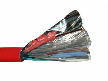 Netko Кабель сигнальный, экранированный, КПСЭнг (А) - FRLS, 2*2*1.5мм2 (1.4мм) 200м, красный Netko Кабель сигнальный, экранированный, КПСЭнг (А) - FRLS, 2*2*1.5мм2 (1.4мм) 200м, красный