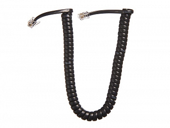 Netko Шнур телефонный витой (4р4с) 2,5 метра / черный Netko Шнур телефонный витой (4р4с) 2,5 метра / черный