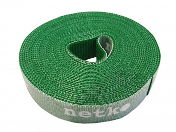 Netko Лента-липучка многоразовая 20мм*5м, с насечками для отрыва (каждые 2 см), зеленая Optima Netko Лента-липучка многоразовая 20мм*5м, с насечками для отрыва (каждые 2 см), зеленая Optima