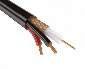 Eletec RG59 B/U+2x0.75 мм2 75 Ом, Outdoor, плоский, с тросом, 200 м Кабель комбинированный Eletec RG59 B/U+2x0.75 мм2 75 Ом, Outdoor, плоский, с тросом, 200 м Кабель комбинированный