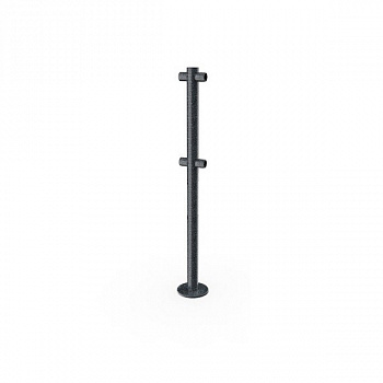 OXGARD Стойка ограждения i-образная с отверстием под фиксатор (ВЗР1996R-09.42)