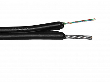 Netko Кабель волоконно-оптический 8 (SМ - 9/125), тип ОПЦ, наружный с тросом, 9 кН, PE, черный Netko Кабель волоконно-оптический 8 (SМ - 9/125), тип ОПЦ, наружный с тросом, 9 кН, PE, черный