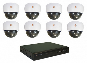 Hunter IP KIT-8/77 Комплект видеонаблюдения на 8 камер 2Mp PoE Hunter IP KIT-8/77 Комплект видеонаблюдения на 8 камер 2Mp PoE