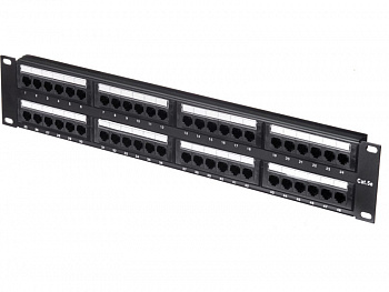 Netko Патч-панель UTP, 19", 48 портов RJ45, cat.5е, 2U, Dual Type, "L" Netko Патч-панель UTP, 19", 48 портов RJ45, cat.5е, 2U, Dual Type, "L"