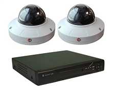 Комплект видеонаблюдения Hunter IP KIT-2/59 на 2 камеры 2Mp