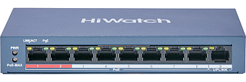 HiWatch DS-S1008GP Коммутатор