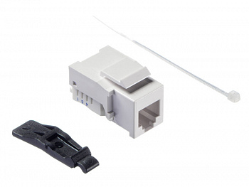 Netko Модуль Keystone неэкранированный, RJ11 (6p4c), без инструмента, KE, белый,  Netko Модуль Keystone неэкранированный, RJ11 (6p4c), без инструмента, KE, белый,