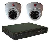Комплект видеонаблюдения Hunter IP KIT-2/53 на 2 камеры 1Mp