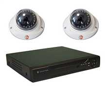 Комплект видеонаблюдения Hunter IP KIT-2/56 на 2 камеры 1,3Mp