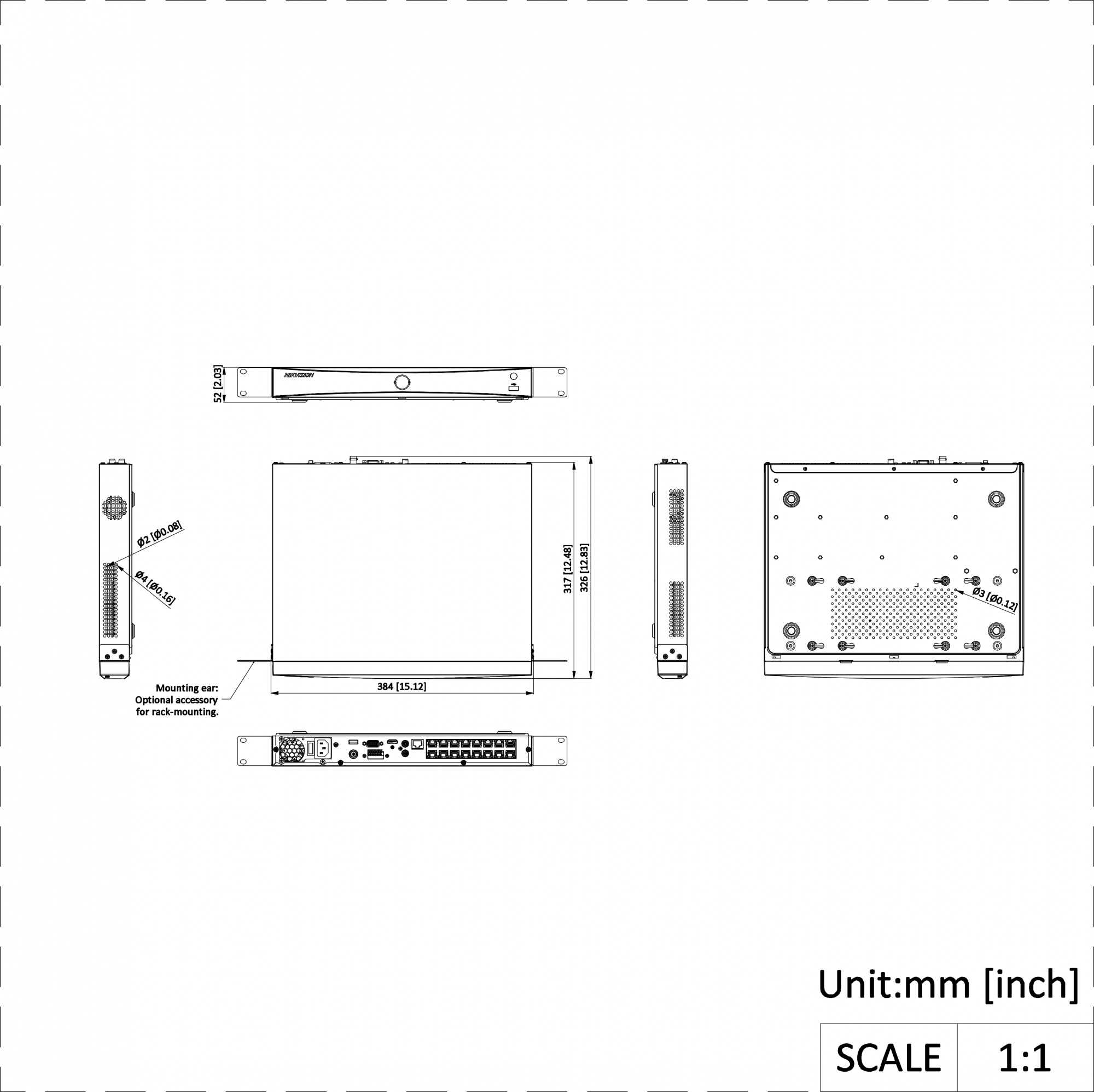 HikVision DS-7616NXI-I2/16P/S (C) видеорегистратор IP