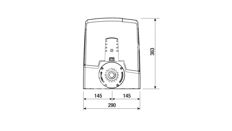 CAME BXV08AGS Привод для откатных ворот