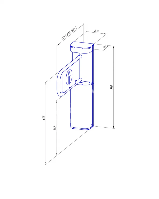 Ростов-Дон АК82М-01 Калитка (без дуги)