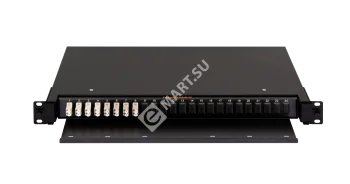 NIKOMAX NMF-RP16LCUM2-TS-P1-1U-BK Оптический кросс 19" Premium Line