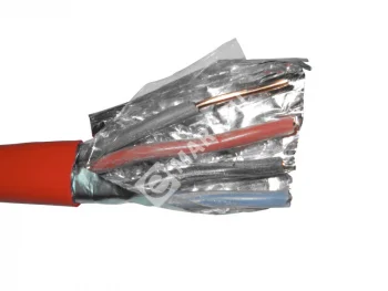 Netko Кабель сигнальный, экранированный, КПСЭнг (А) - FRLS, 2*2*2.5мм2 (1.8мм) 200м, красный