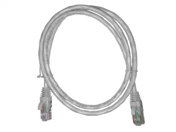 Netko Патч-корд UTP4 rj45-rj45, cat.6, 1.0м, BC, LSZH, серый, литой коннектор Optima