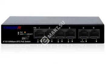 TRASSIR TR-NS1106-60-4POE коммутатор