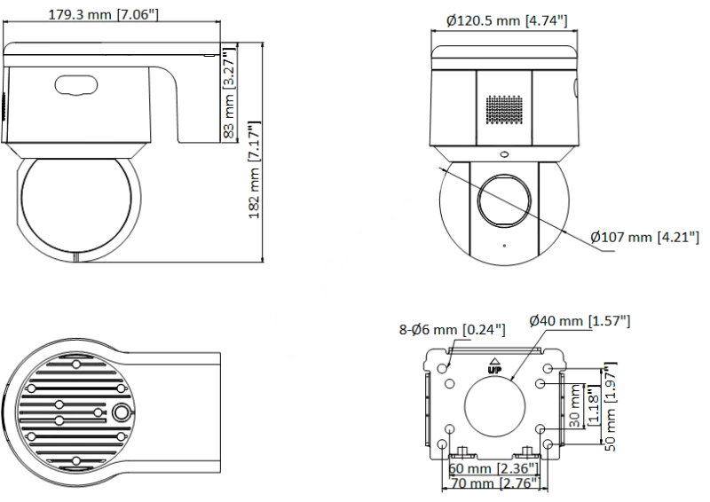 Hikvision DS-2DE3A404IW-DE (S6) (2.8-12 мм) видеокамера IP