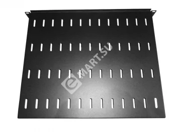 Netko Полка консольная 1U, глубина 370, без крепежа, черная