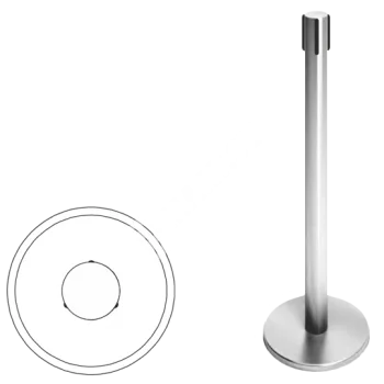 OXGARD ВЗР 2387.06 (5 метров красный) Стойка ограждения передвижная с ремнем 